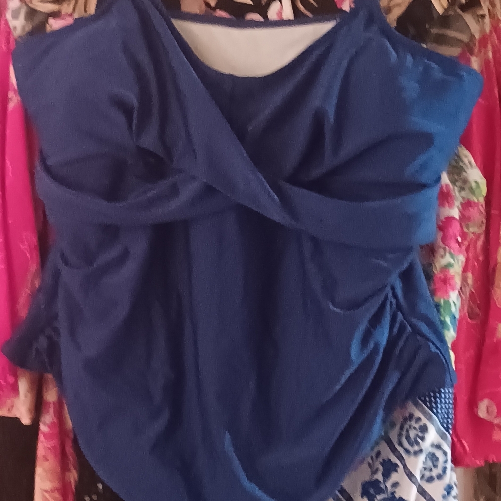 BLUE SWIMSUIT, 2XL